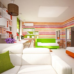 interior children's bedroom in modern style